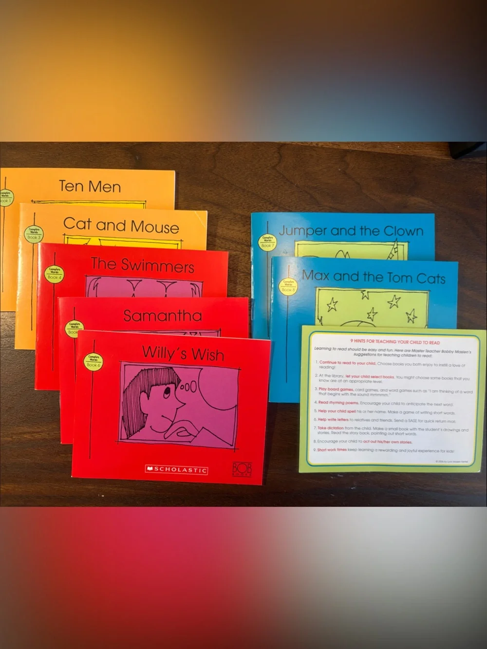 Scholastic Bob Books: Stage 1- Set 1, Stage 2 - Set 2; Stage 3 - Set 4